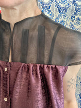 Carica l'immagine nel visualizzatore di Gallery, Plumes à porter uva/nero