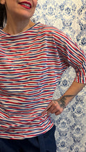 Carica l'immagine nel visualizzatore di Gallery, Marinière rossa/bianca/blu