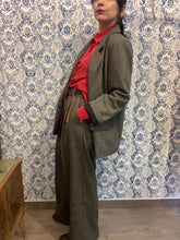 Carica l'immagine nel visualizzatore di Gallery, Blazer Sally spigato nero/beige