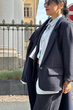 Carica l'immagine nel visualizzatore di Gallery, Blazer Sally nero/blu