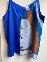 Carica l'immagine nel visualizzatore di Gallery, Top/foulard Balestra/azzurro