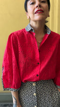 Carica l'immagine nel visualizzatore di Gallery, Camicia Bella San Gallo rosso