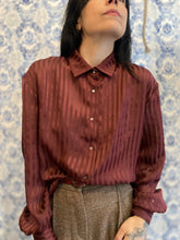 Carica l'immagine nel visualizzatore di Gallery, Camicia Richard seta Bordeaux