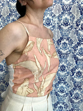 Carica l'immagine nel visualizzatore di Gallery, Top Twister balene/fiocco plumetis bianco