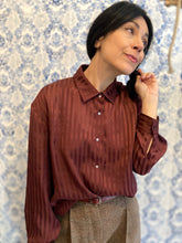 Carica l'immagine nel visualizzatore di Gallery, Camicia Richard seta Bordeaux