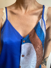 Carica l'immagine nel visualizzatore di Gallery, Top/foulard Balestra/azzurro