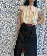 Carica l'immagine nel visualizzatore di Gallery, Gonna Louise pizzo San Gallo nero