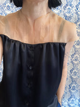 Carica l'immagine nel visualizzatore di Gallery, Plumes à porter nera/nude