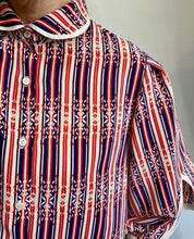 Carica l'immagine nel visualizzatore di Gallery, Camicia Bella seta righe e fiorellini
