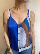 Carica l'immagine nel visualizzatore di Gallery, Top/foulard Balestra/azzurro