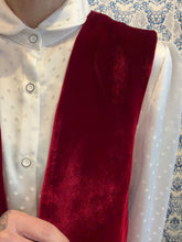 Carica l'immagine nel visualizzatore di Gallery, Gilet Bolerino velluto borgogna