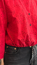 Carica l'immagine nel visualizzatore di Gallery, Camicia Jacqueline San Gallo rosso