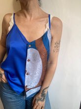 Carica l'immagine nel visualizzatore di Gallery, Top/foulard Balestra/azzurro