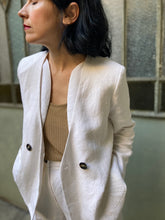 Carica l'immagine nel visualizzatore di Gallery, Blazer Lollo lino/canapa latte