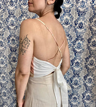 Carica l'immagine nel visualizzatore di Gallery, Top Twister balene/fiocco plumetis bianco