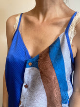 Carica l'immagine nel visualizzatore di Gallery, Top/foulard Balestra/azzurro