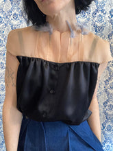 Carica l'immagine nel visualizzatore di Gallery, Plumes à porter nera/nude