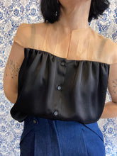 Carica l'immagine nel visualizzatore di Gallery, Plumes à porter nera/nude