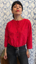 Carica l'immagine nel visualizzatore di Gallery, Camicia Jacqueline San Gallo rosso