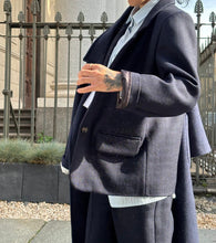 Carica l'immagine nel visualizzatore di Gallery, Blazer Sally nero/blu