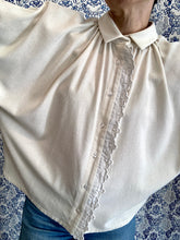 Carica l&#39;immagine nel visualizzatore di Gallery, Camicia Zefiro seta cruda avorio
