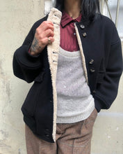 Carica l&#39;immagine nel visualizzatore di Gallery, Classic Bomber nero (ACCONTO DELLA METÀ DI 410)
