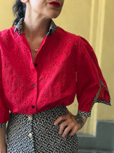 Carica l'immagine nel visualizzatore di Gallery, Camicia Bella San Gallo rosso
