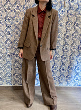 Carica l'immagine nel visualizzatore di Gallery, Blazer Sally nocciola quadro acquamarina
