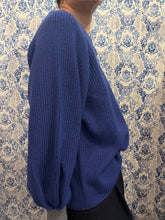 Carica l'immagine nel visualizzatore di Gallery, Sweetie blu cobalto con polsi grigi
