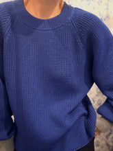 Carica l'immagine nel visualizzatore di Gallery, Sweetie blu cobalto con polsi grigi
