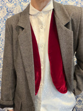 Carica l'immagine nel visualizzatore di Gallery, Gilet Bolerino velluto borgogna
