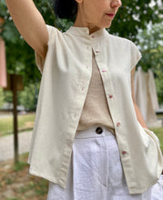 Carica l&#39;immagine nel visualizzatore di Gallery, Camicia Dafne avorio con oblò
