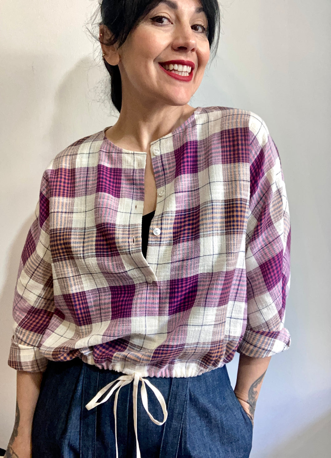 Jacqueline quadri fucsia