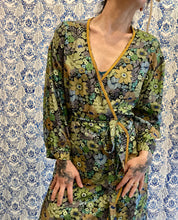 Carica l&#39;immagine nel visualizzatore di Gallery, Abito Diane fiori verde
