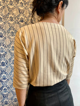 Carica l&#39;immagine nel visualizzatore di Gallery, Blusa Serafina con plastron avorio
