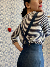Carica l&#39;immagine nel visualizzatore di Gallery, Pantabretelle jeans Coco’ gamba lunga
